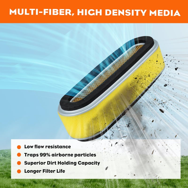 Hipa HR214 GV150 Air Filter Kit for Hon-da GXV120 GV200 HR194 HR195 HRA214 HRA215 HRC215 HR21 Lawn Mower 17210-ZE6-505 17210-ZE6-305 - Image 5